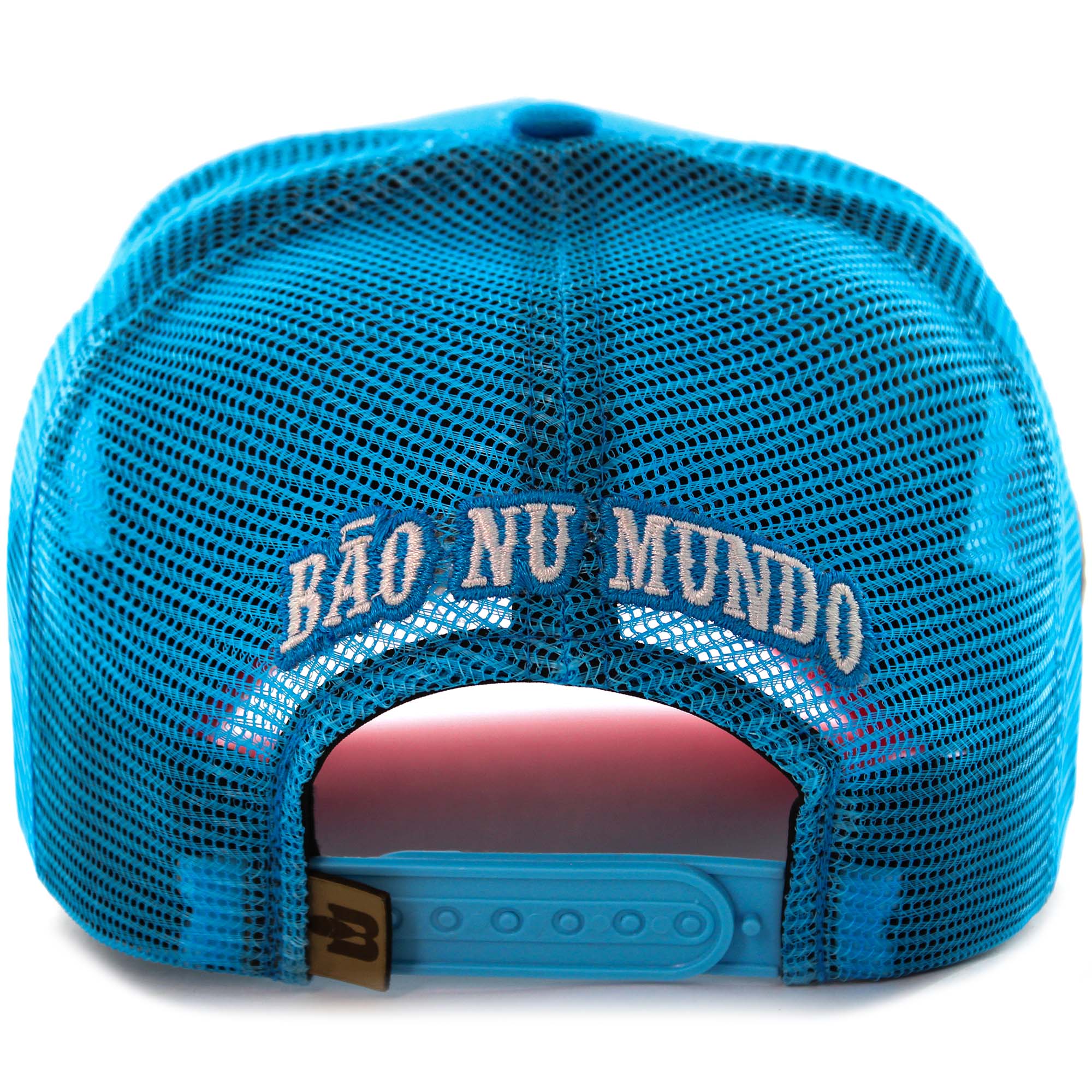 Boné Bão Nu Mundo - B Pena - Azul Claro e Rosa