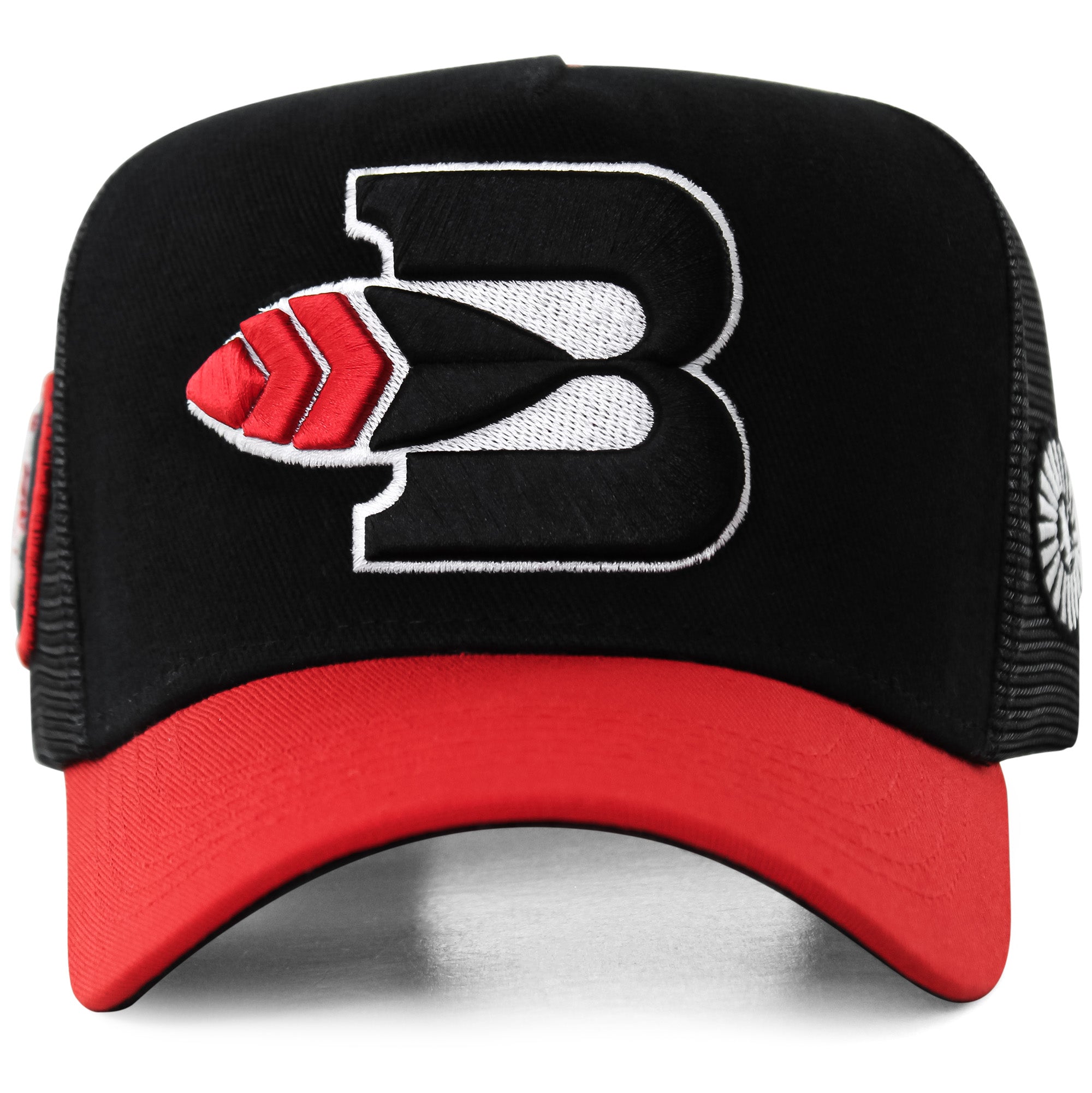 Boné Bão Nu Mundo - B Pena - Preto - Vermelho - GG