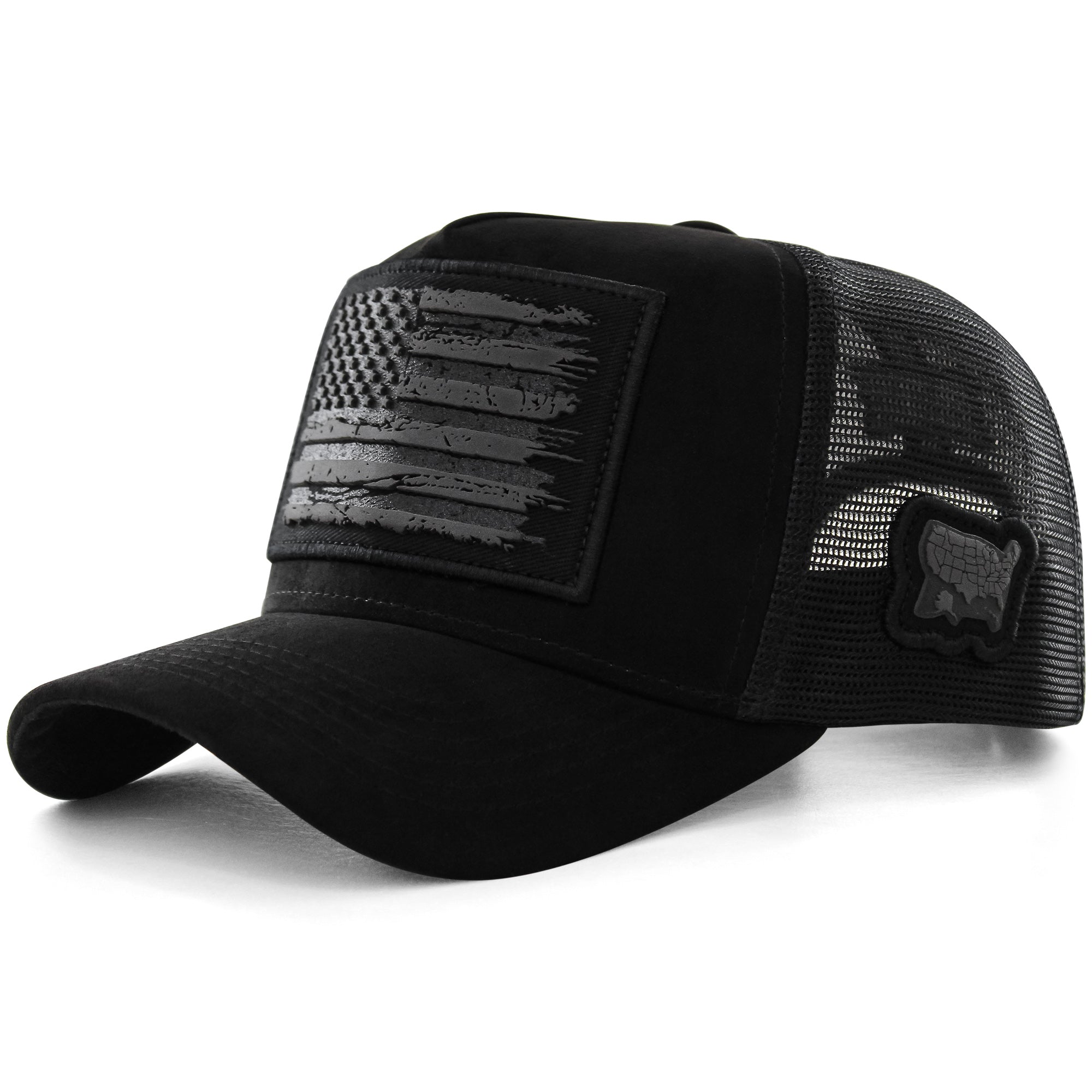 Boné Bão Nu Mundo - Estados Unidos - Camurça Preta