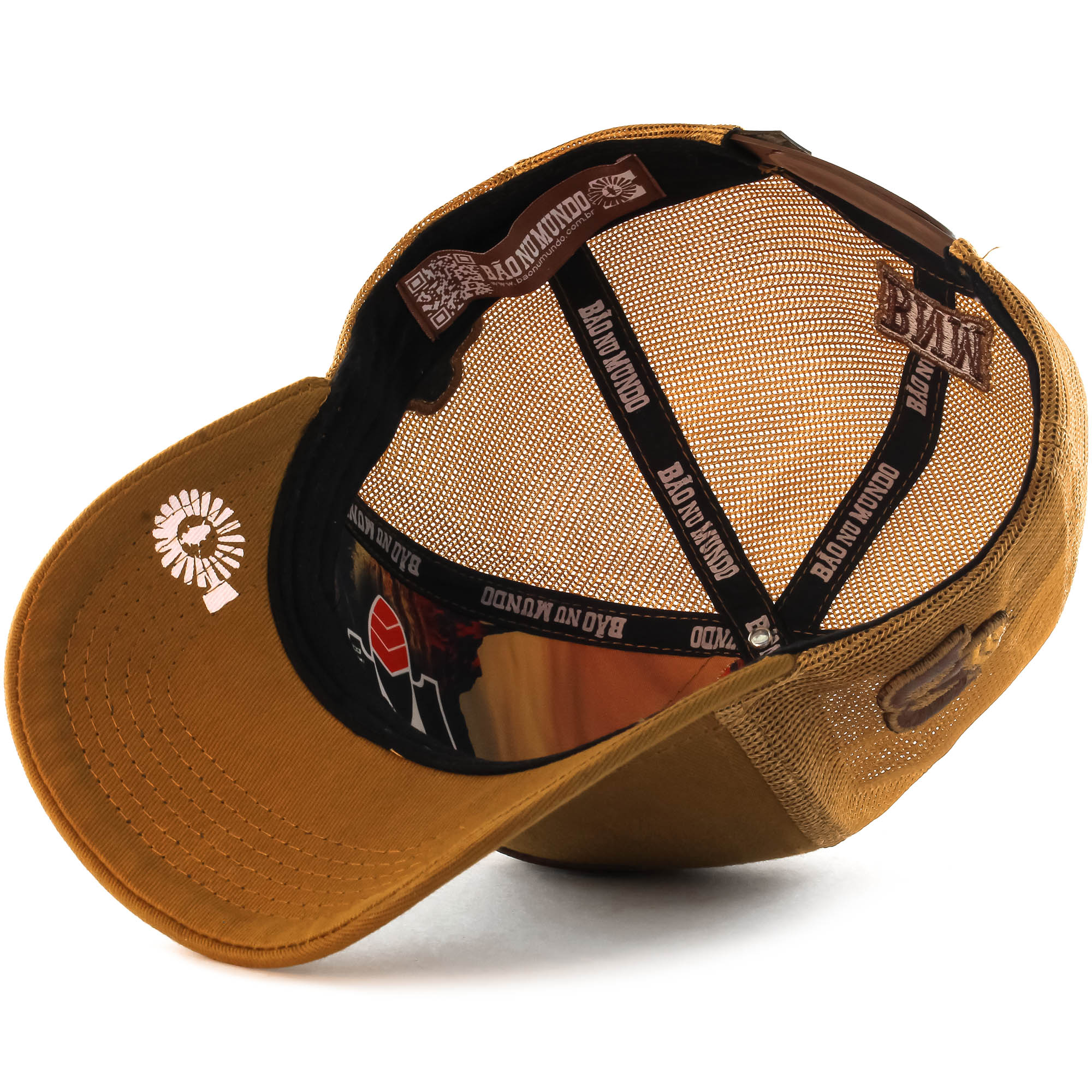 Boné Bão Nu Mundo  - Touro  - Marrrom Ocre