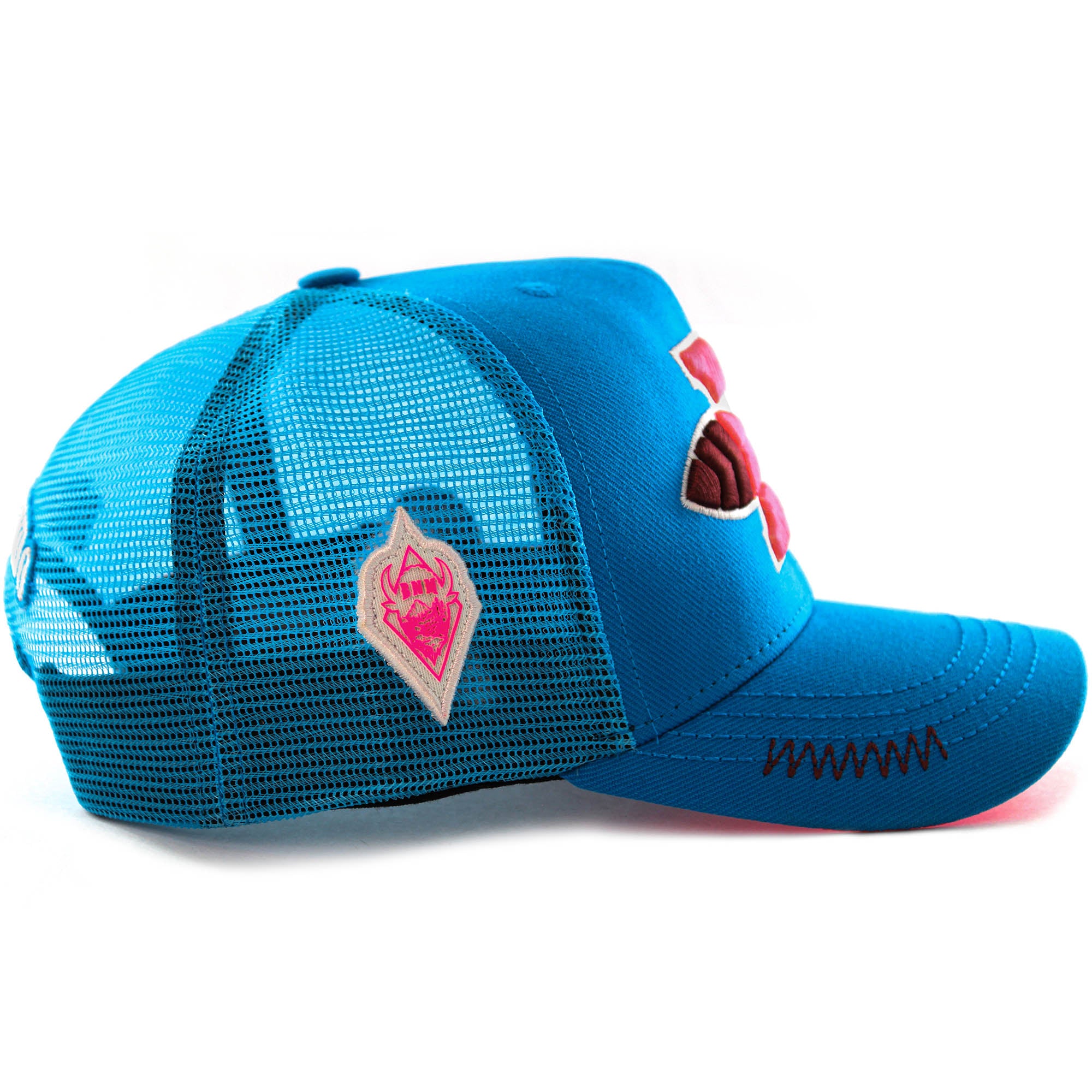 Boné Bão Nu Mundo - B Pena - Azul Claro e Rosa