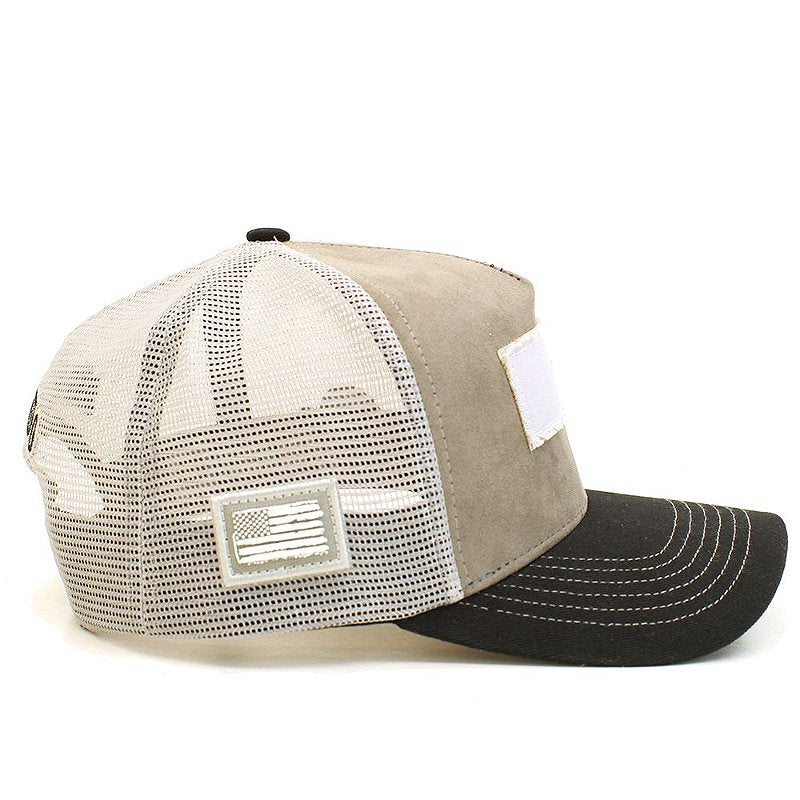 Boné Bão Nu Mundo - B Pena - Cinza - Preto