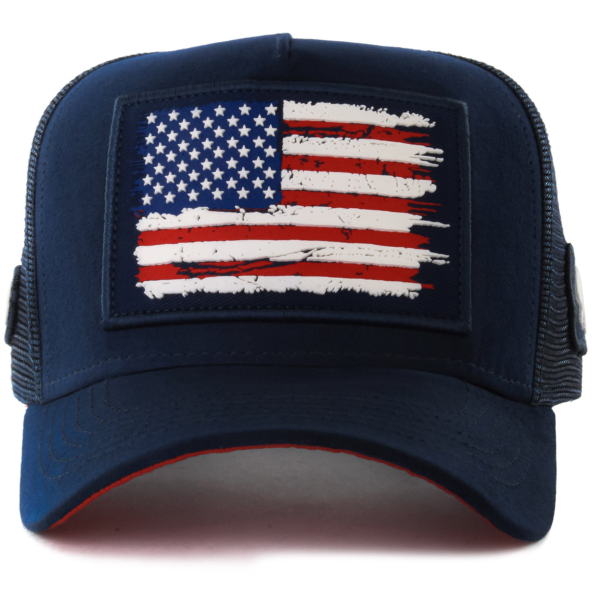 Boné Bão Nu Mundo - Estados Unidos - Camurça Azul Marinho