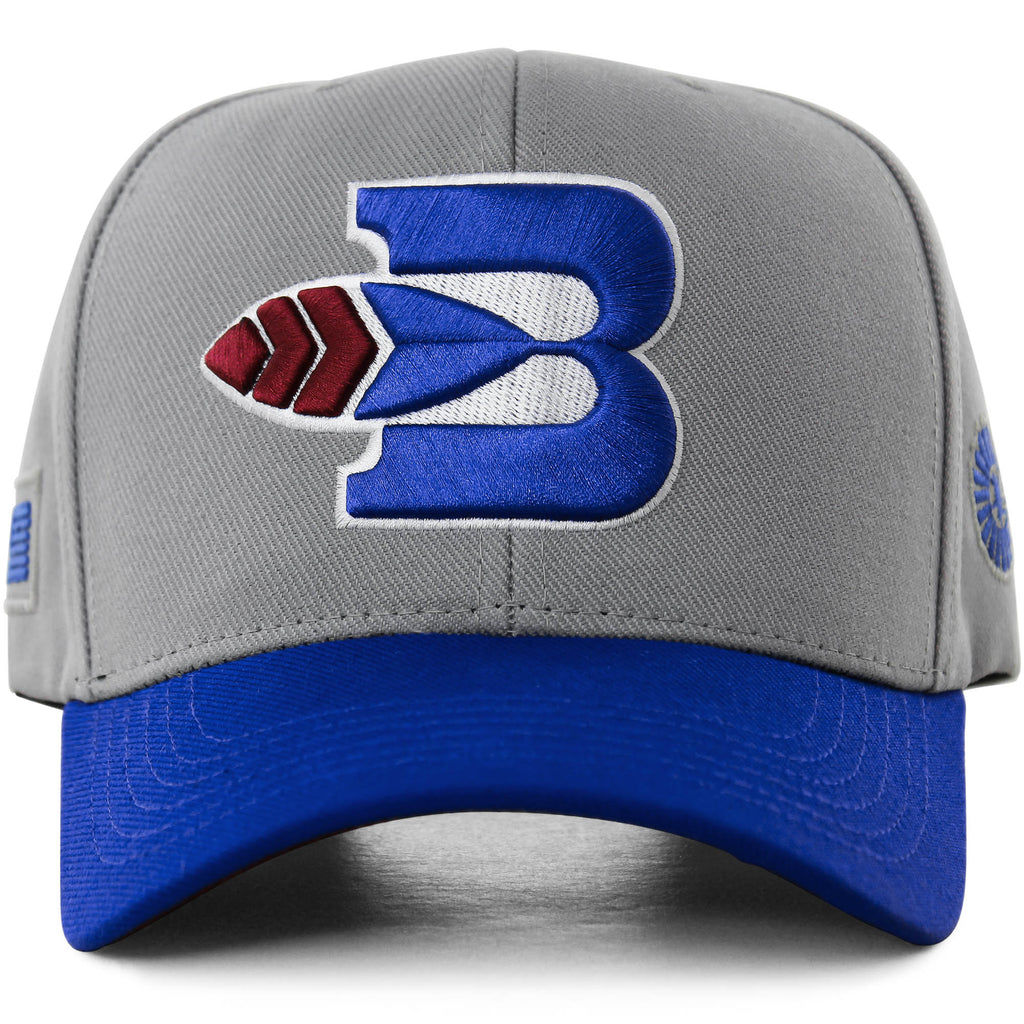 Boné Bão Nu Mundo - B Pena - Cinza e Azul