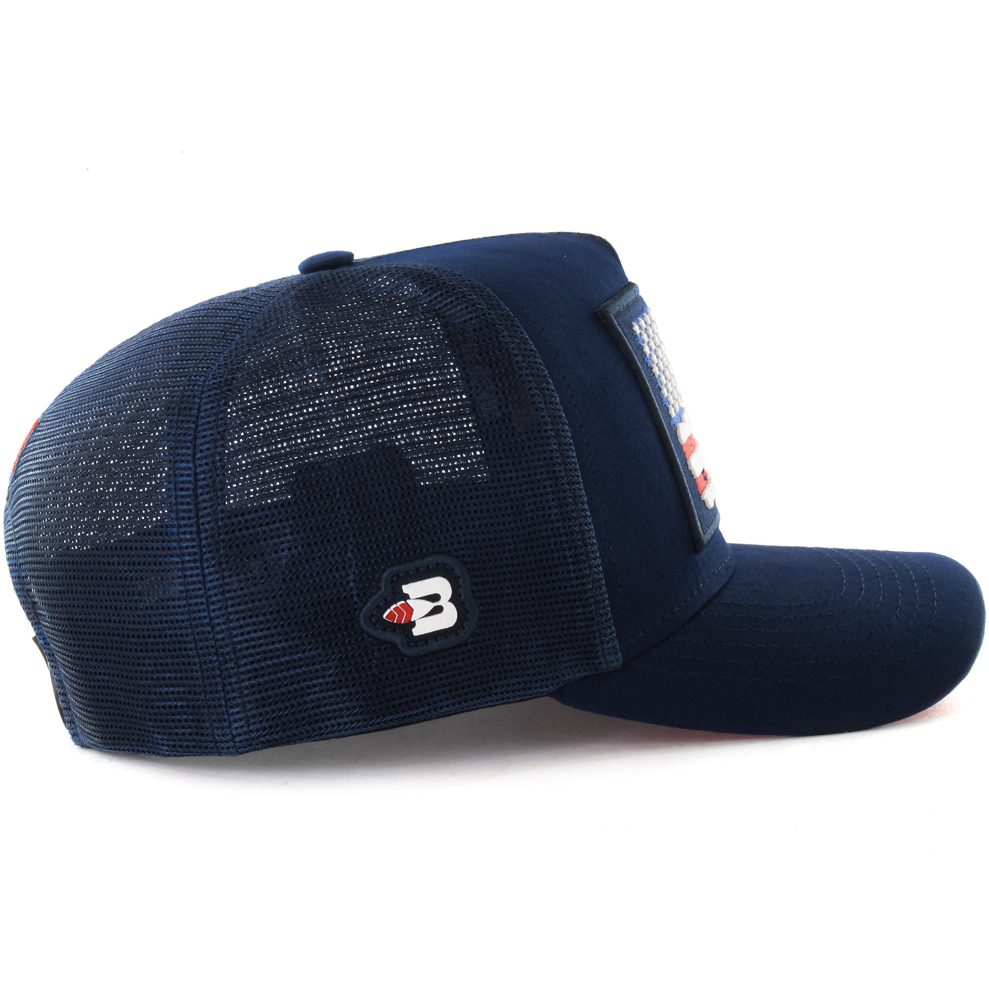 Boné Bão Nu Mundo - Estados Unidos - Camurça Azul Marinho