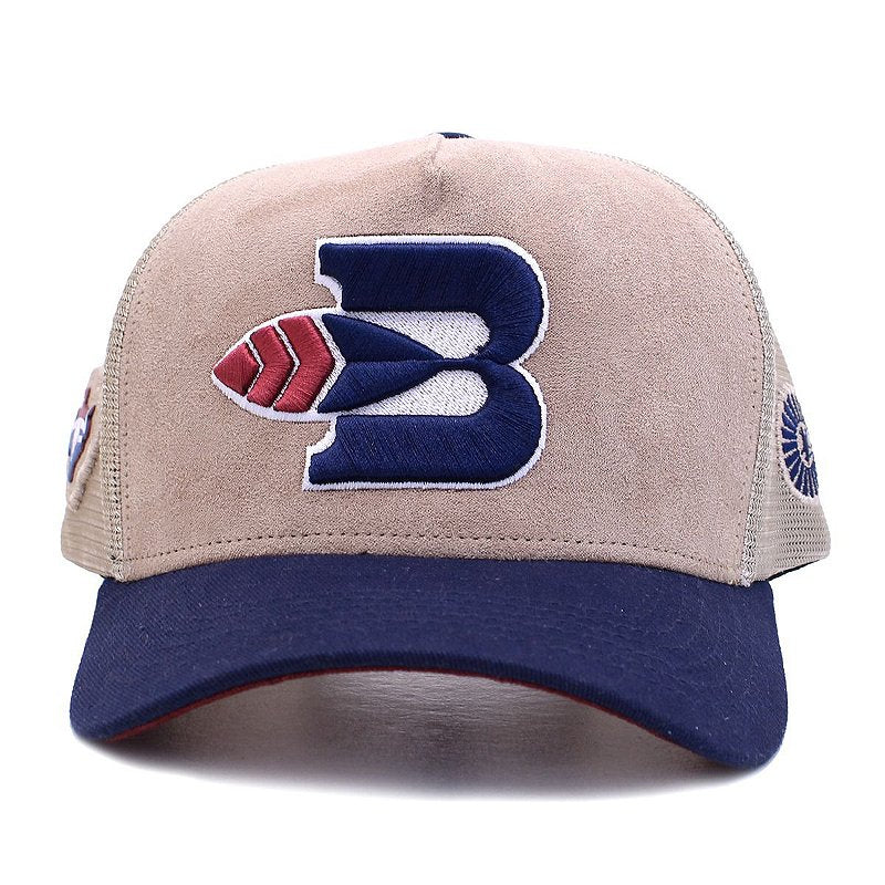 Boné Bão Nu Mundo - B Pena - Bege e Marinho