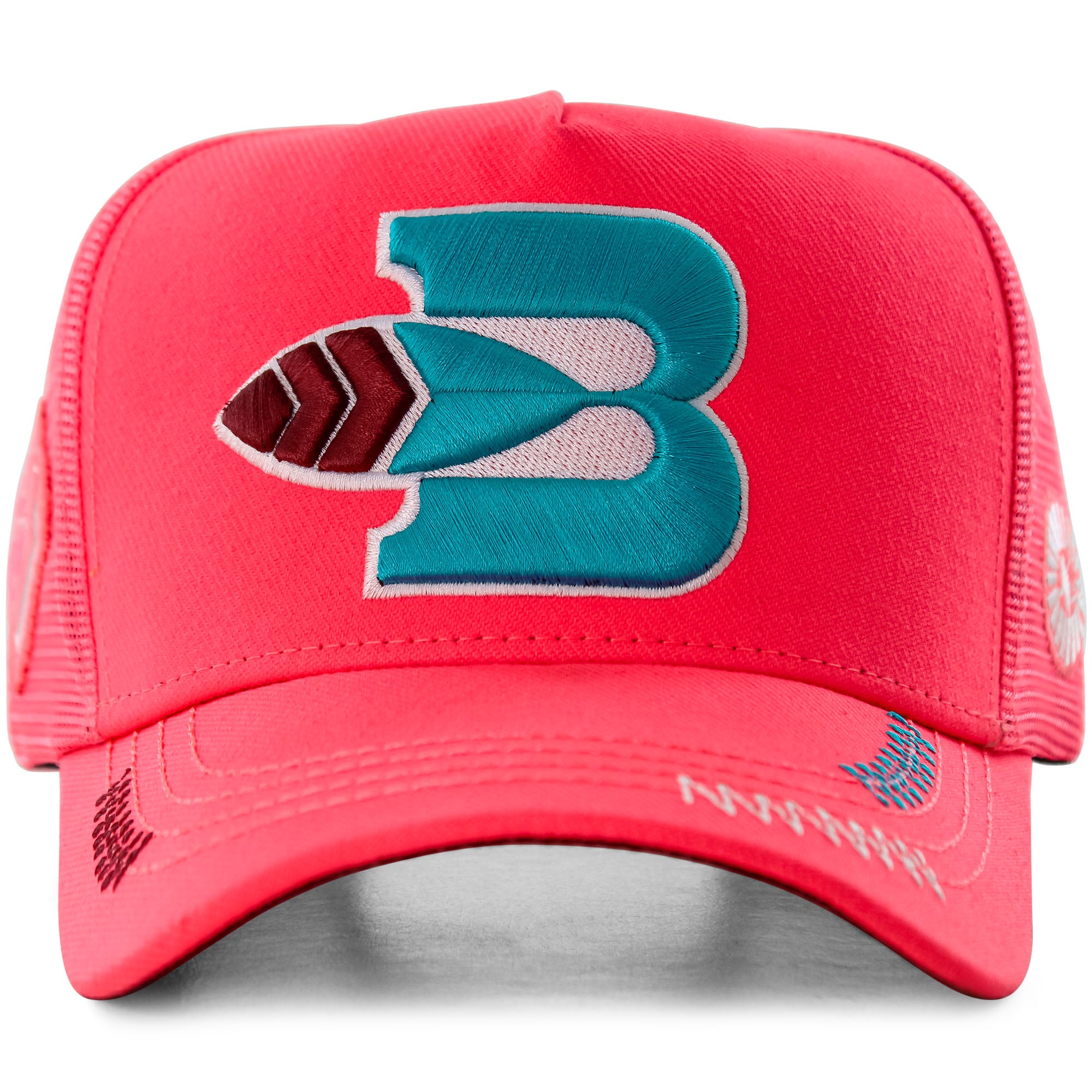 Boné Bão Nu Mundo - B Pena - Rosa Neon