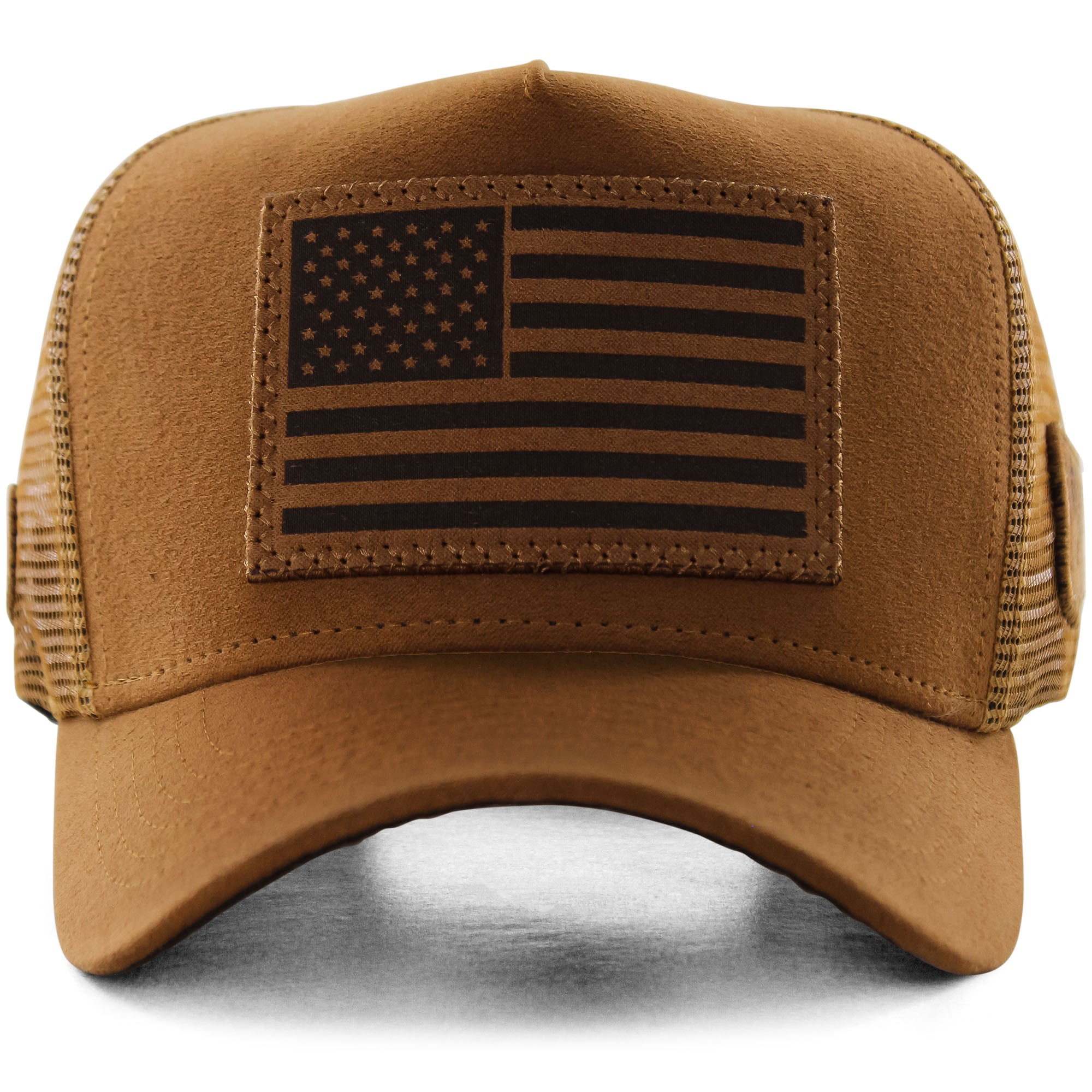 Boné Bão Nu Mundo - Estados Unidos - Camurça Caramelo