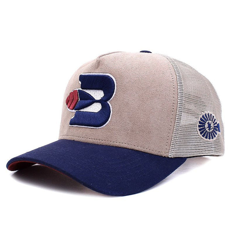 Boné Bão Nu Mundo - B Pena - Bege e Marinho