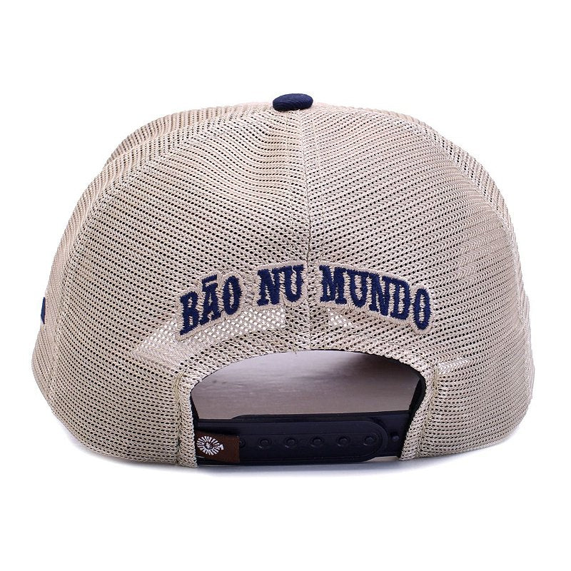 Boné Bão Nu Mundo - B Pena - Bege e Marinho