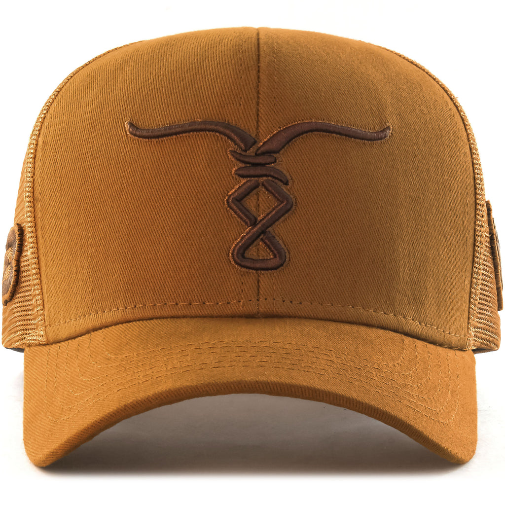 Boné Bão Nu Mundo  - Touro  - Marrrom Ocre