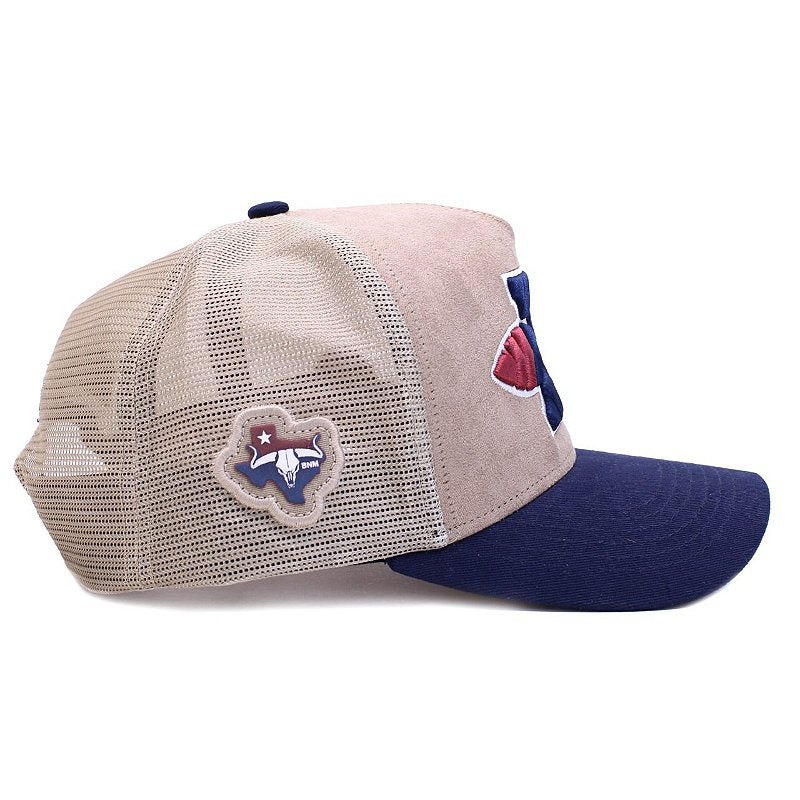 Boné Bão Nu Mundo - B Pena - Bege e Marinho