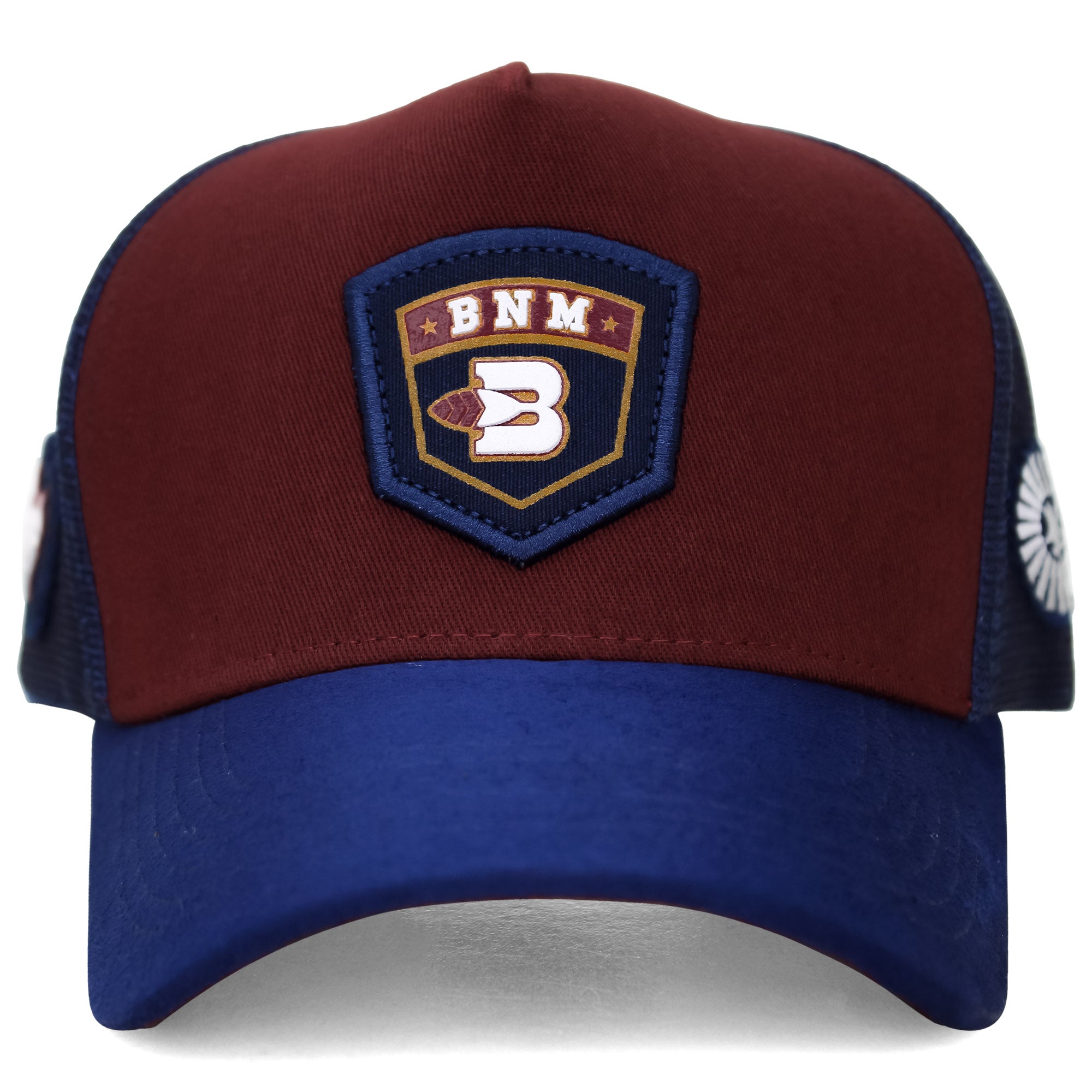 Boné Bão Nu Mundo - BNM B Pena - Vinho e Marinho