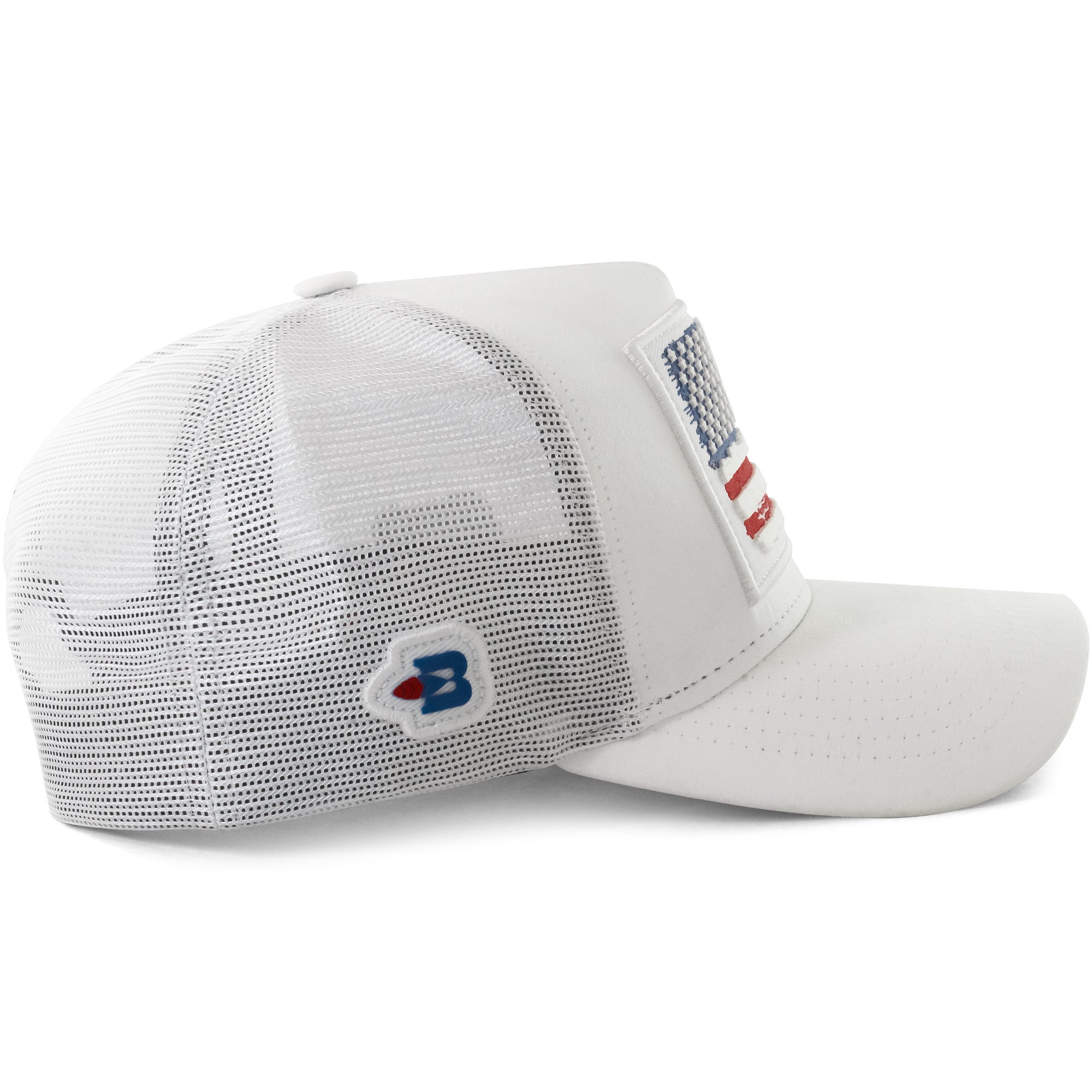 Boné Bão Nu Mundo - Estados Unidos - Suede Branco