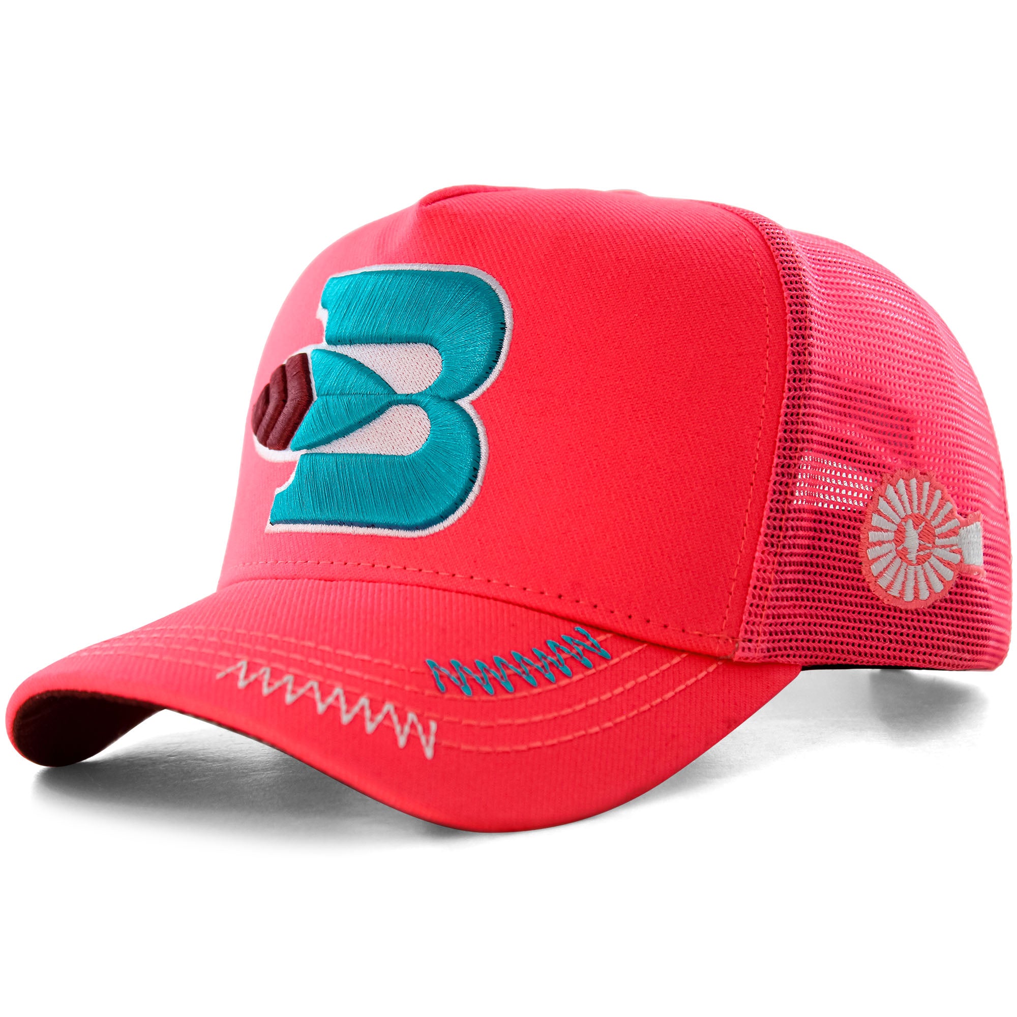 Boné Bão Nu Mundo - B Pena - Rosa Neon