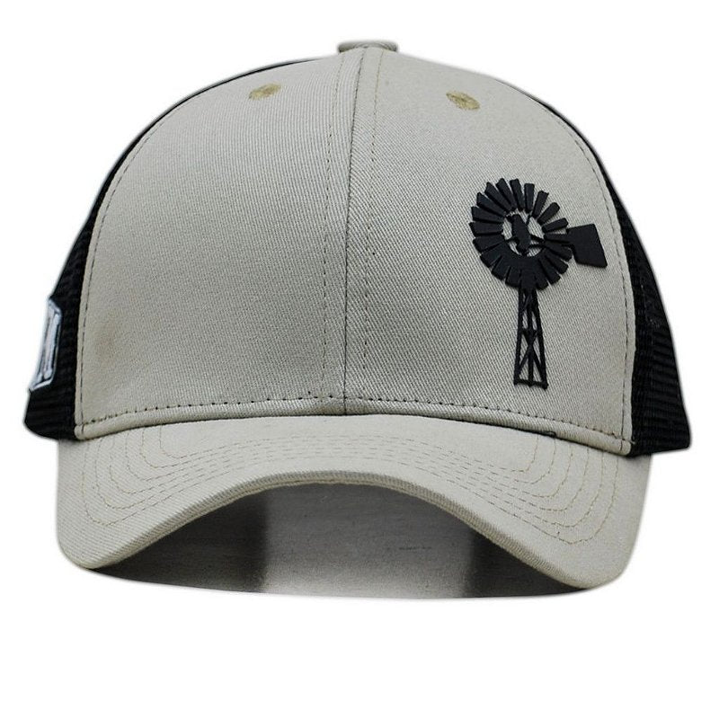 Boné Bão Nu Mundo - Bege e Preto - 6 gomos - Levemente Raso