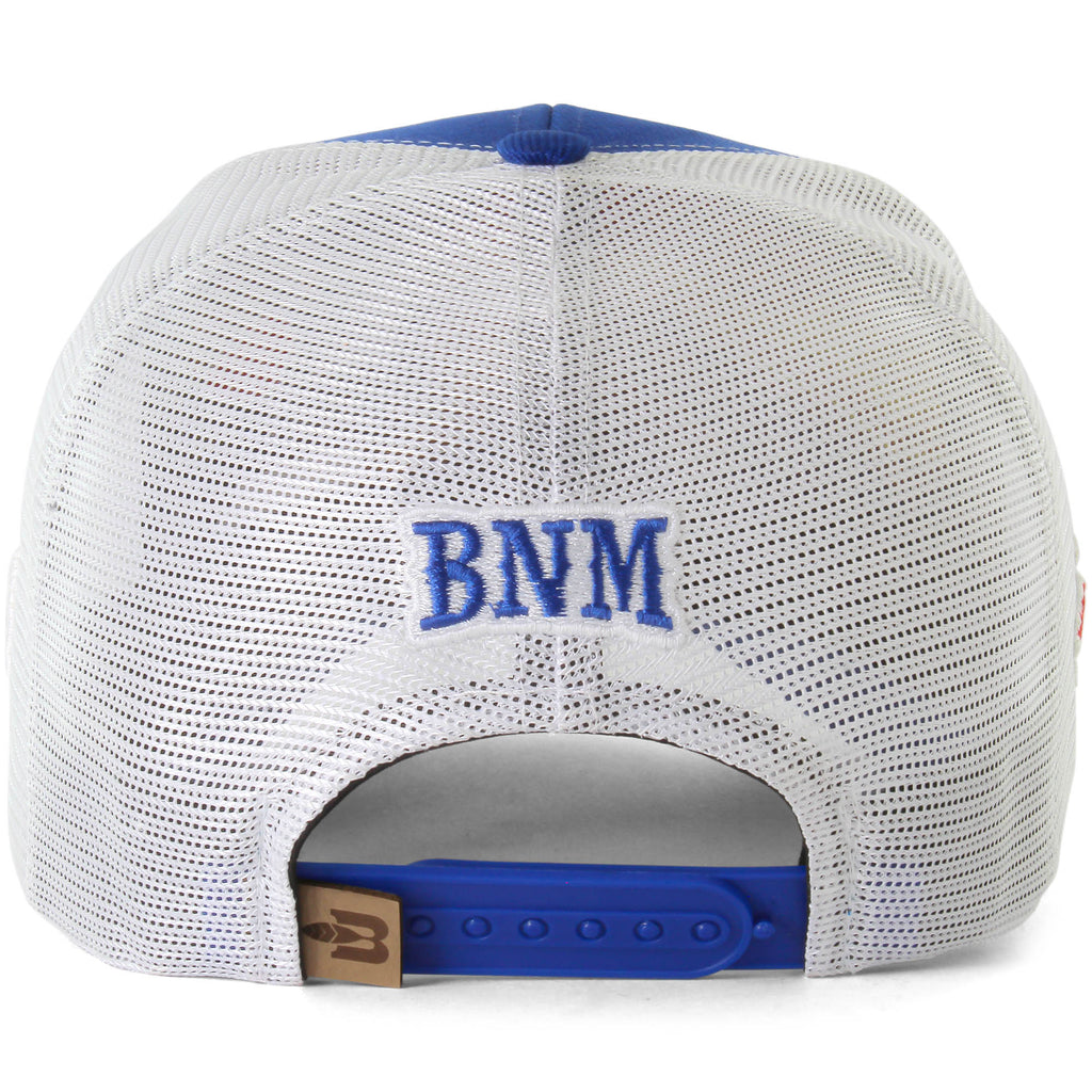 Boné Bão Nu Mundo  - Touro  - Azul Royal e Branco