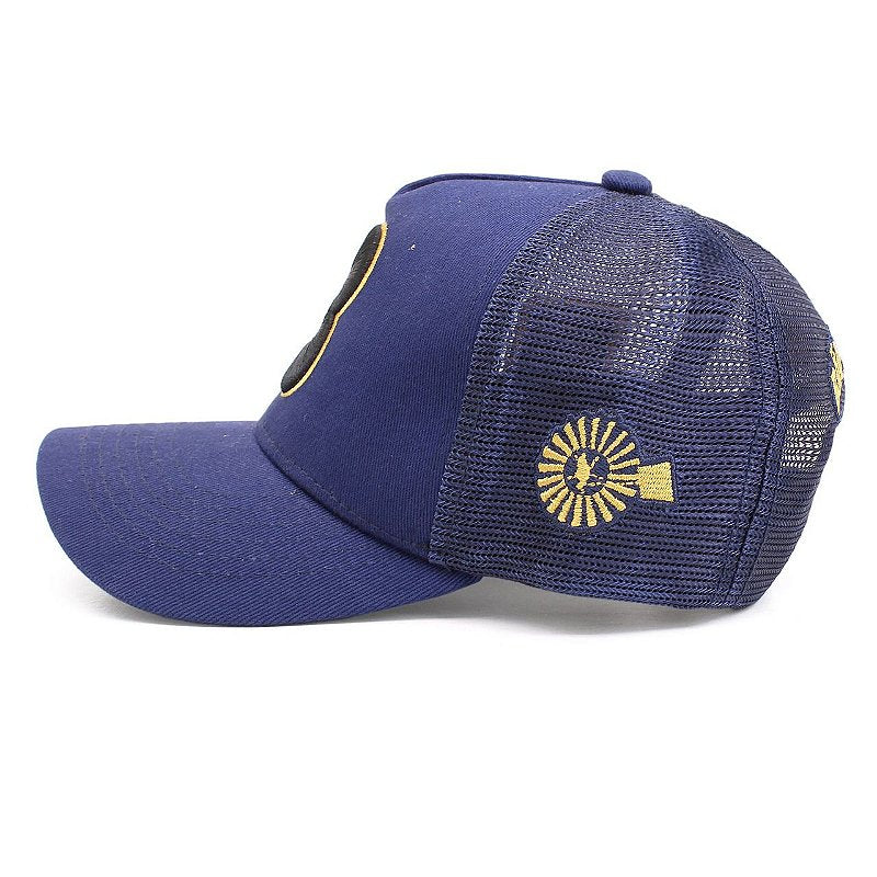 Boné Bão Nu Mundo - B pena - Marinho - Infantil