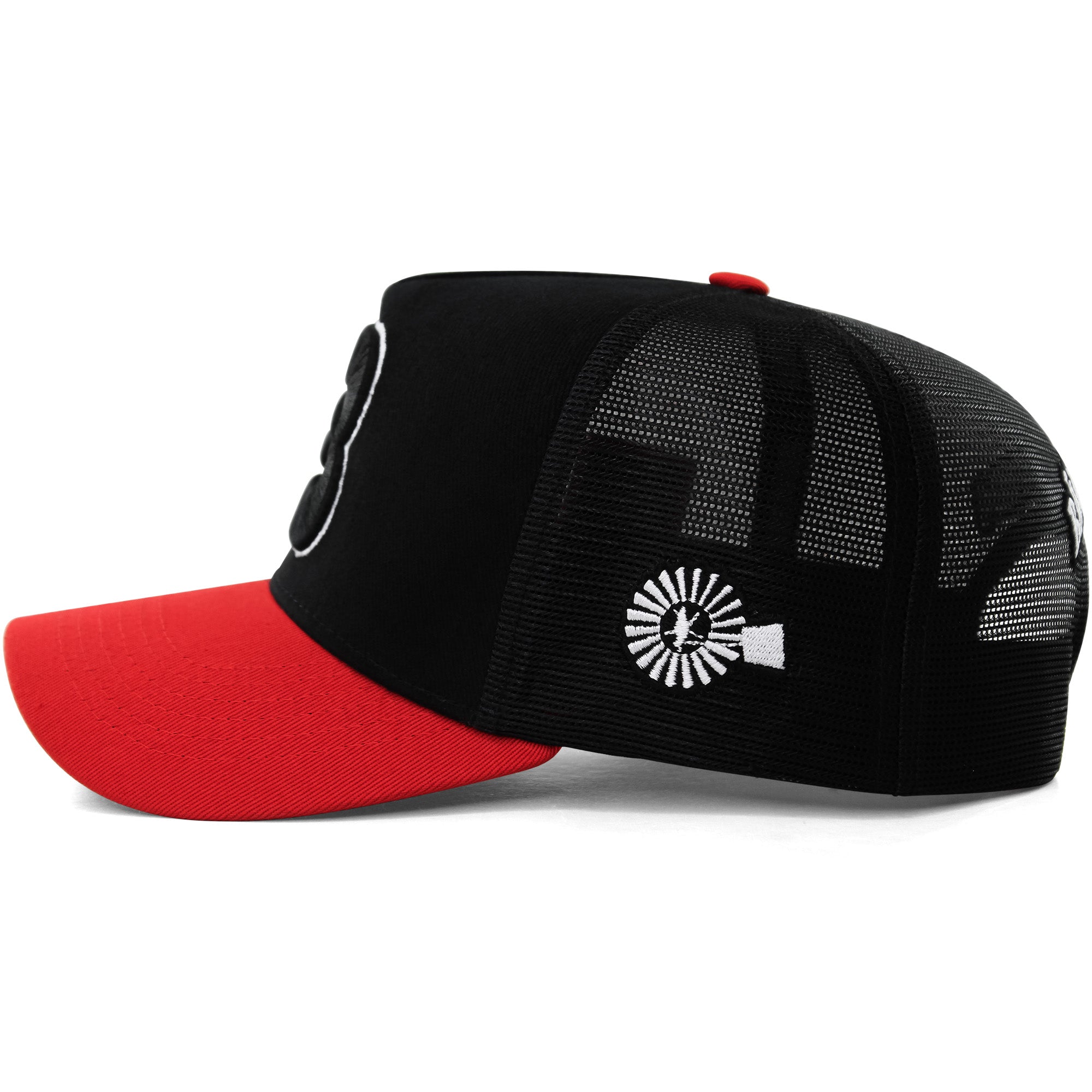 Boné Bão Nu Mundo - B Pena - Preto - Vermelho - GG