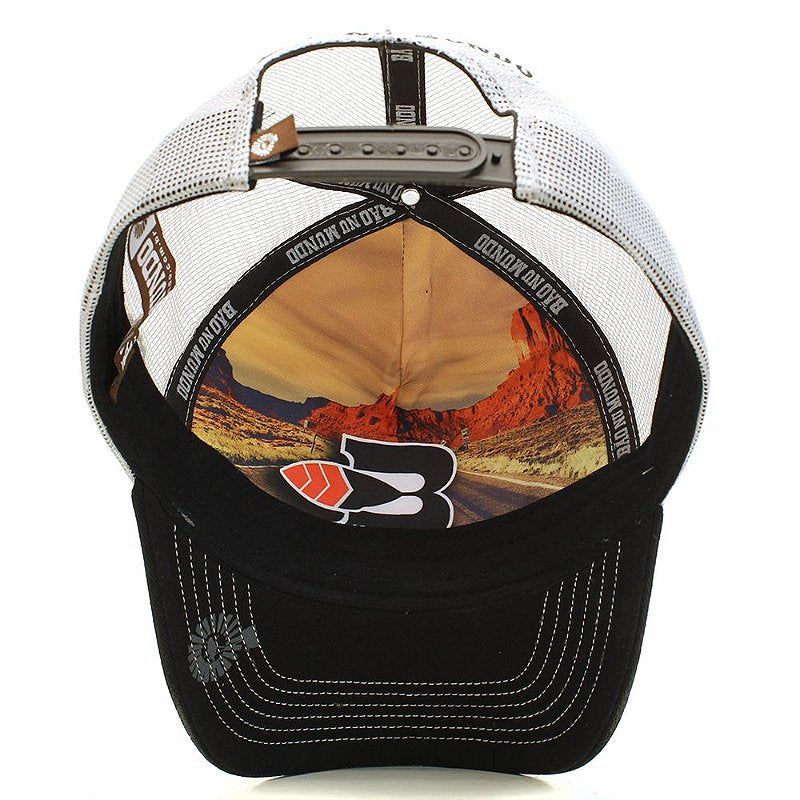 Boné Bão Nu Mundo - B Pena - Cinza - Preto