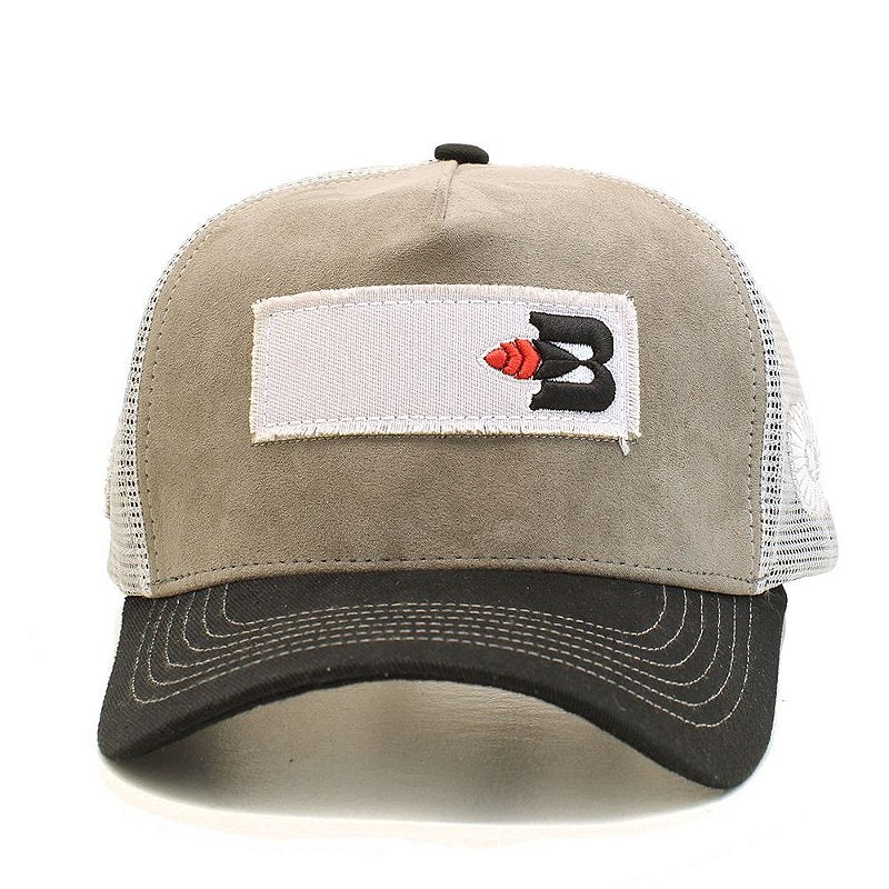 Boné Bão Nu Mundo - B Pena - Cinza - Preto