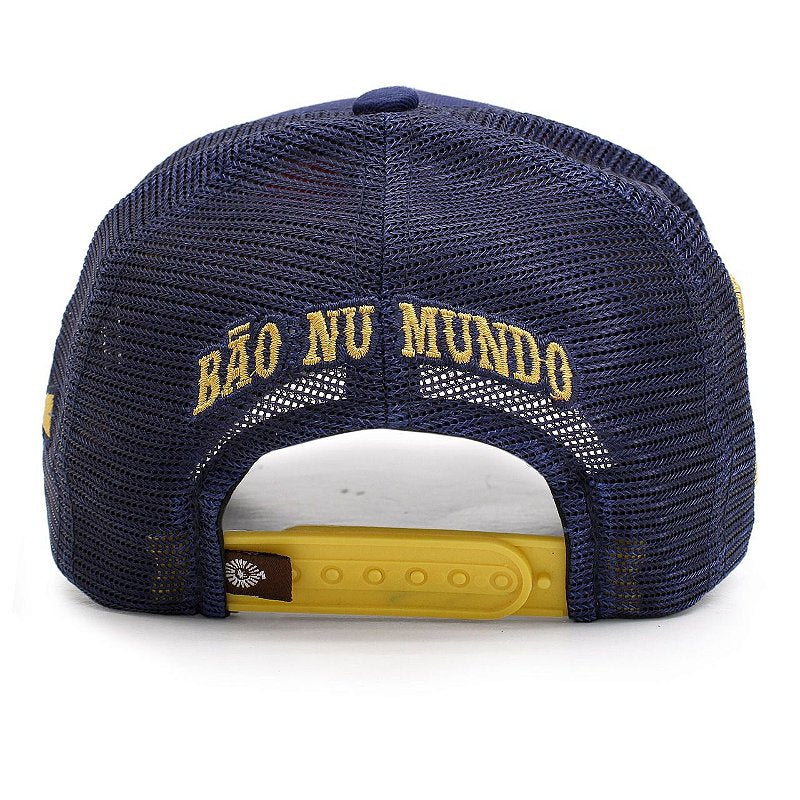 Boné Bão Nu Mundo - B pena - Marinho - Infantil