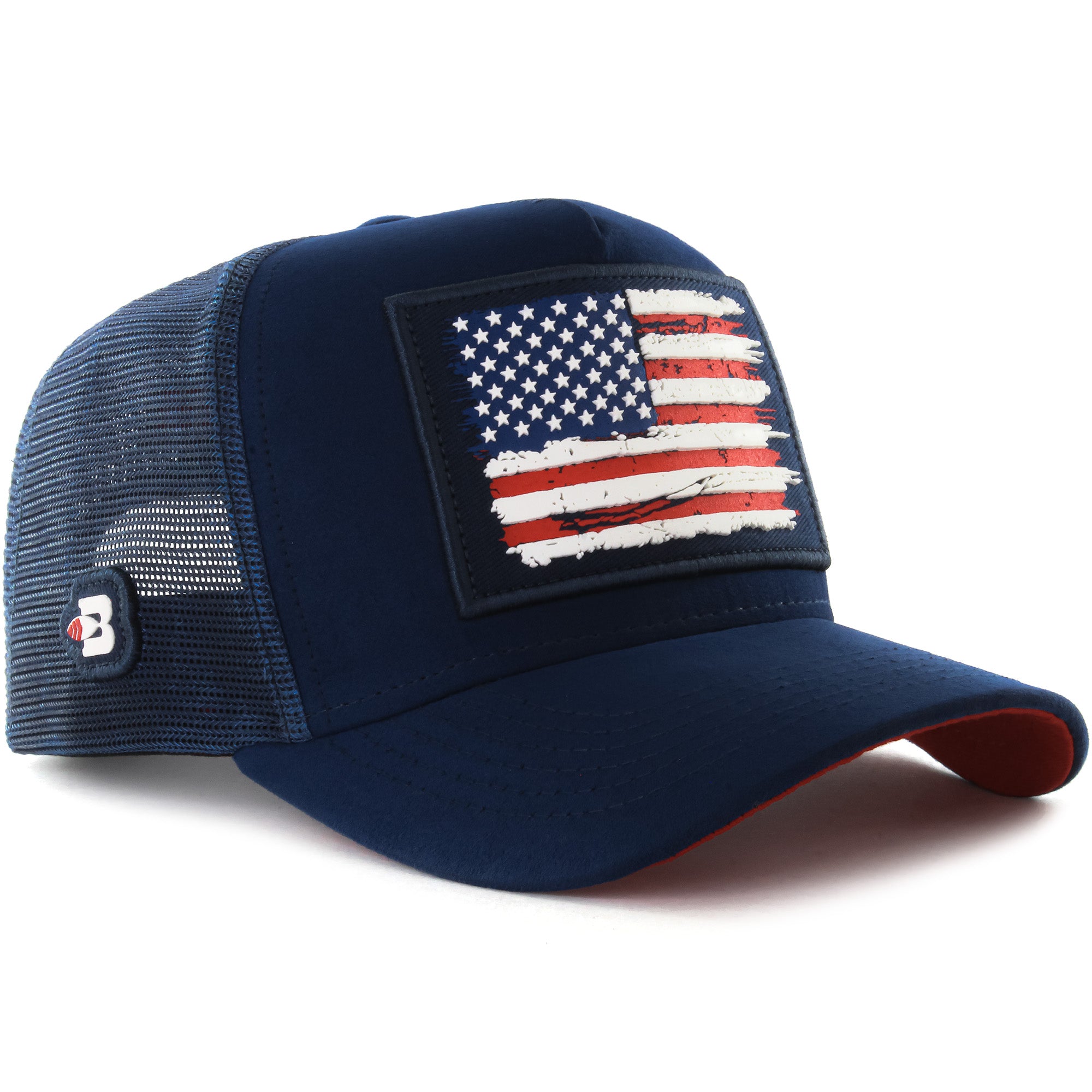 Boné Bão Nu Mundo - Estados Unidos - Camurça Azul Marinho